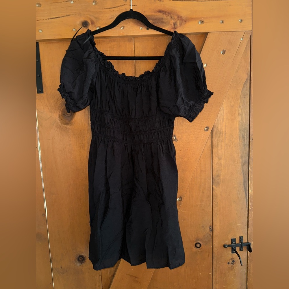 H&M Black Puff-Sleeve Women’s Dress Sz Small